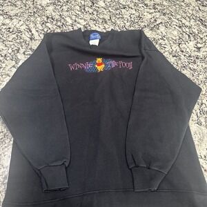 Vintage 90's Winnie the Pooh  Crewneck Sweatshirt Purple Size Medium